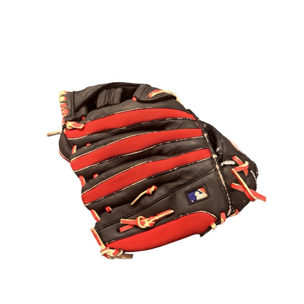 Wilson 11” A0200TRU11 Youth RHT Baseball Glove A200 T-Ball Black Red MLB - Picture 2 of 3